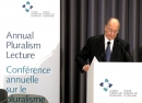 His Highness the Aga Khan addressing the audience at the Global Centre for Pluralism’s sixth Annual Pluralism Lecture.